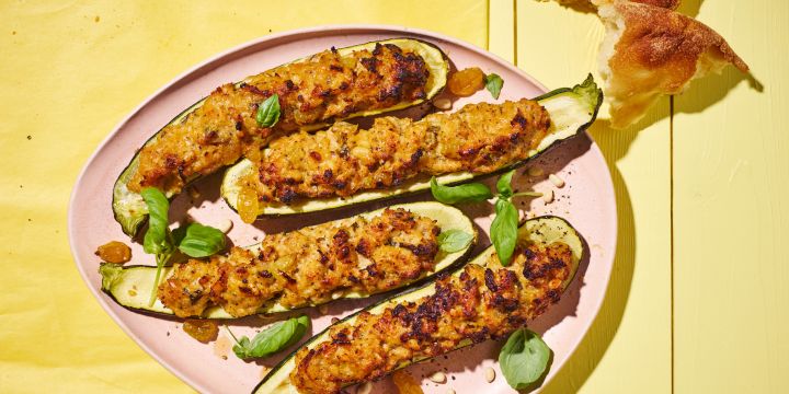 Gevulde courgette